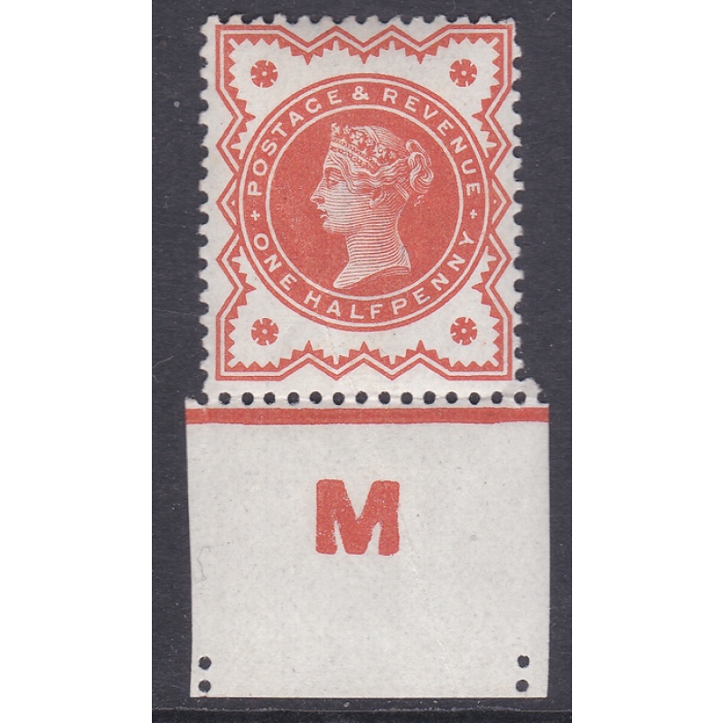 d Vermilion Jubilee control M imperf single MOUNTED MINT