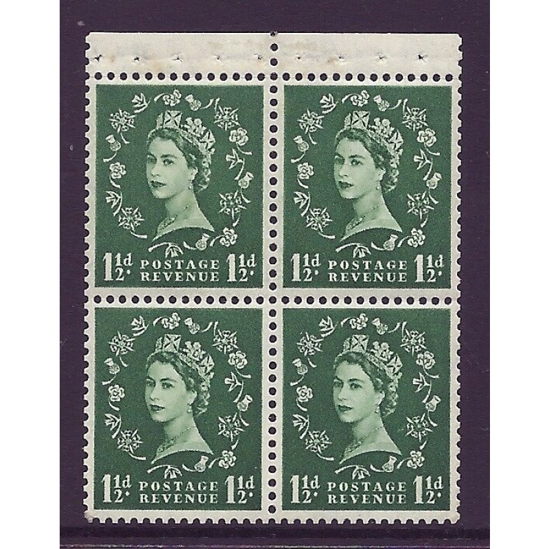 SB60 Wilding booklet pane Tudor perf type P UNMOUNTED MNT MNH