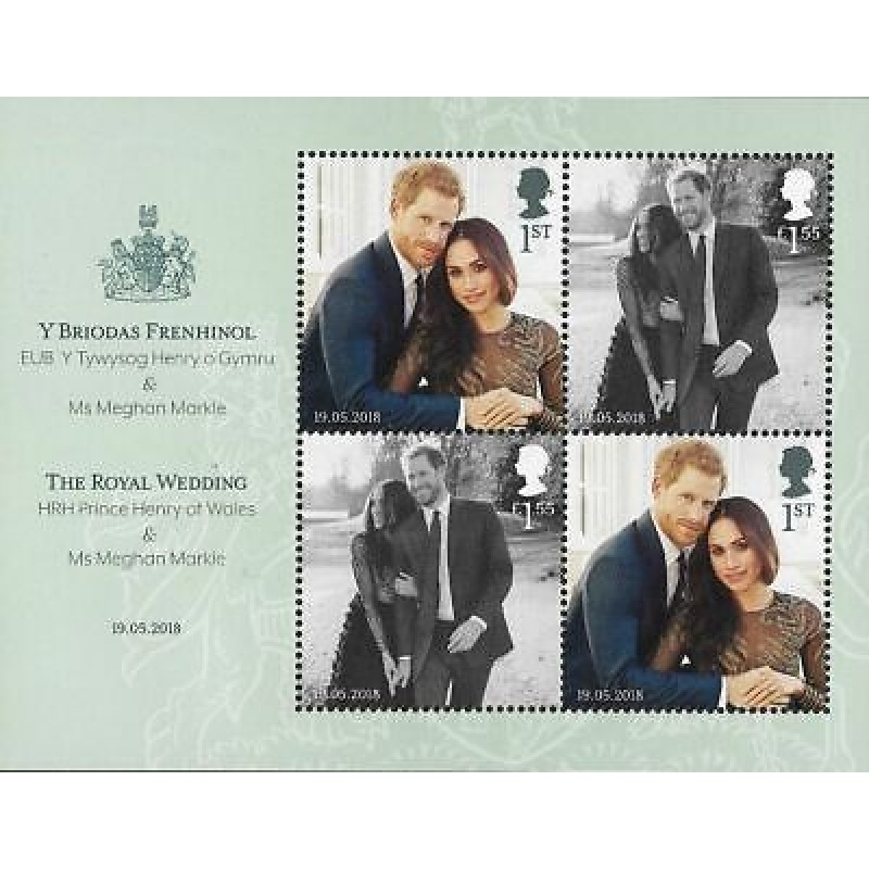 MS4092 2018 Royal Wedding miniature sheet UNMOUNTED MINT