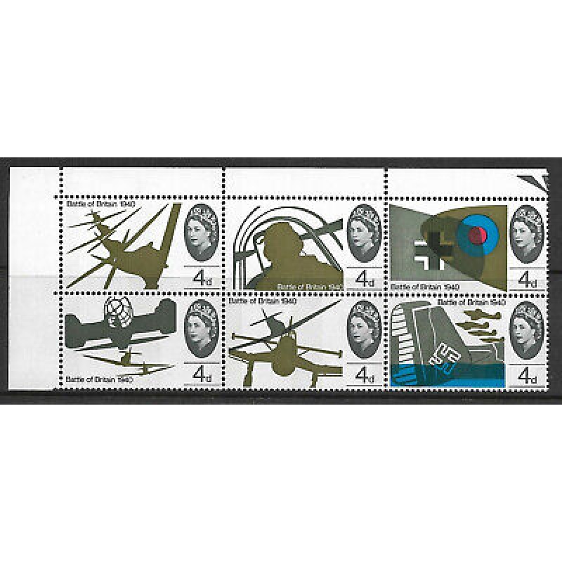 Sg 675pb 1965 4d Battle of Britain (Phos) Stuka Retouch  NB UNMOUNTED MINT