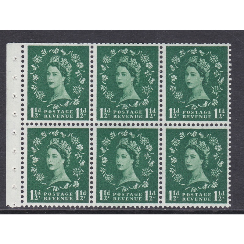 SB65b Wilding booklet pane Dot On Thistle R1 3 UNMOUNTED MNT MNH