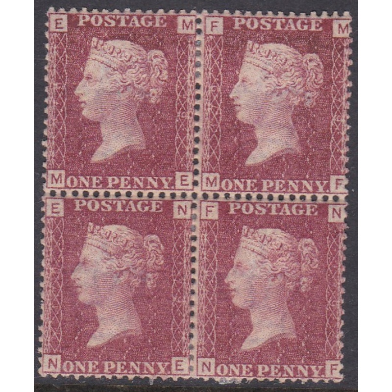 Sg43 1d plate 179 Block of four ALL MOUNTED MINT