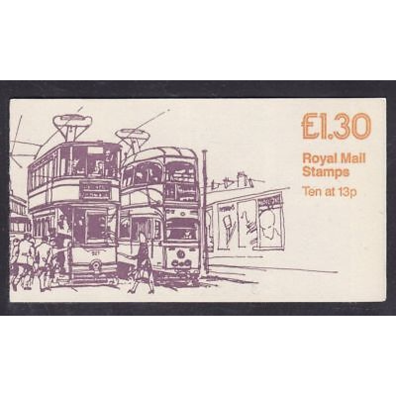 FL4b 1984 Trams book No.2 - Glasgow Folded Booklet - Good perfs - No Cylinder