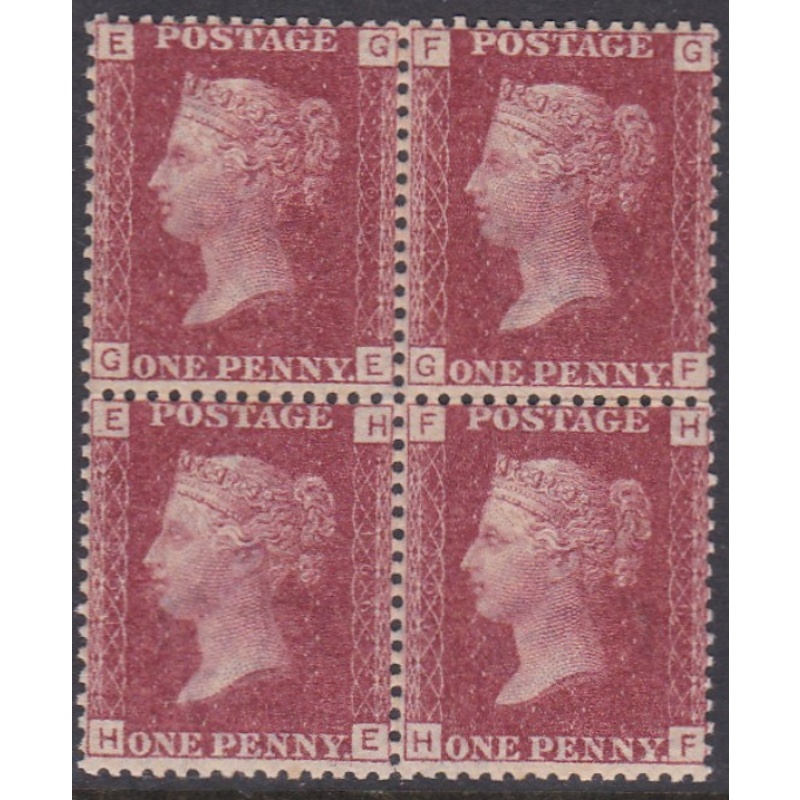 Sg43 1d plate 106 Block of four ALL UNMOUNTED MINT