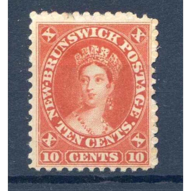 New Brunswick 10c Red SG17 mounted Mint