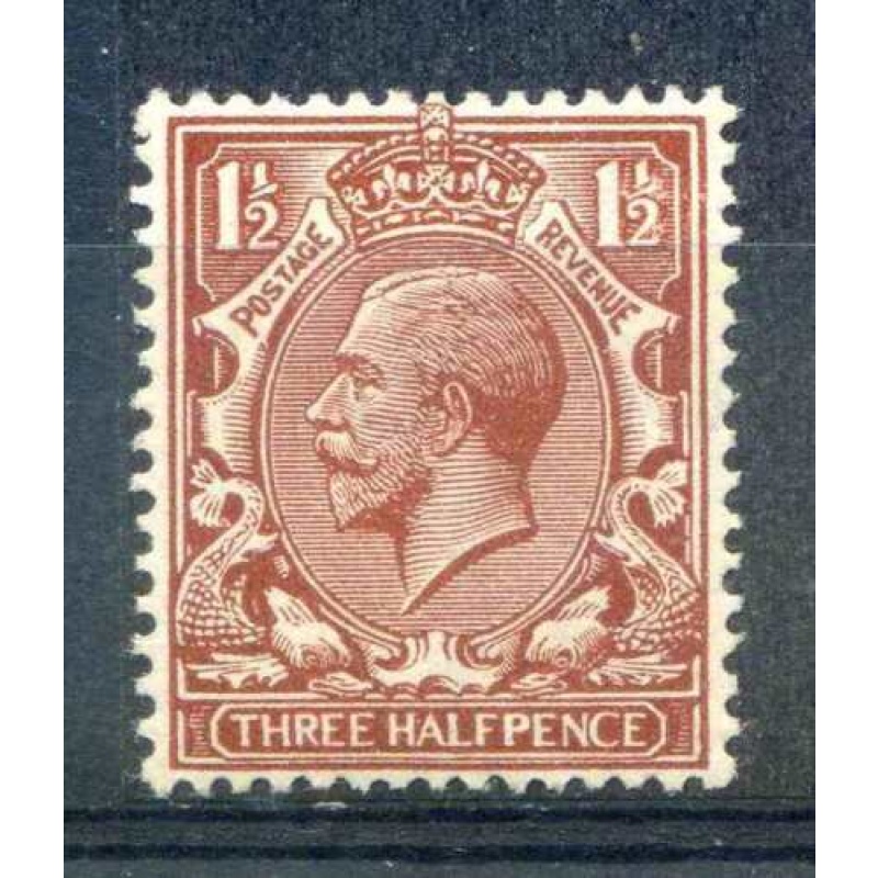 KGV 1 1 2d Very Deep Red Brown Spec N18 4 Unmounted Mint