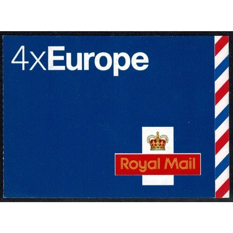 MI2 2004 4 x Europe Self Adhesive Booklet - no cylinder