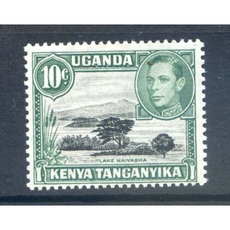 Kenya Uganda  Tanganyika 10c Black  Green SG135b Mounted Mint