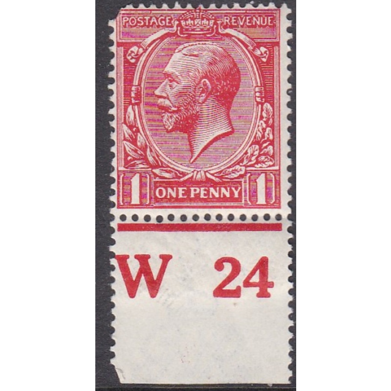 N16(4) 1d Deep Scarlet Royal Cypher W 24 UNMOUNTED MINT MNH