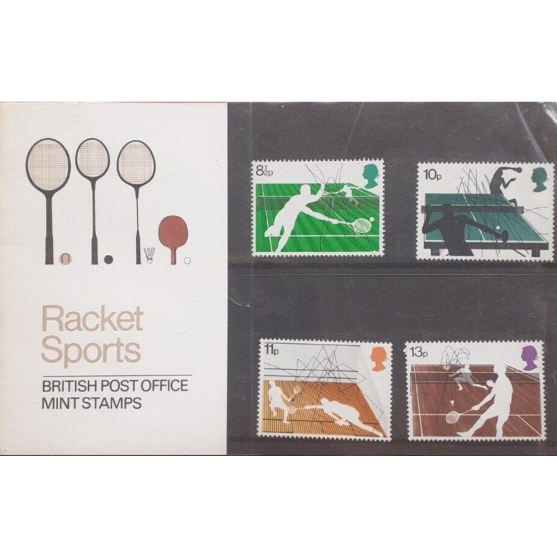 1977 Racket Sports Presentation Pack Unmounted Mint