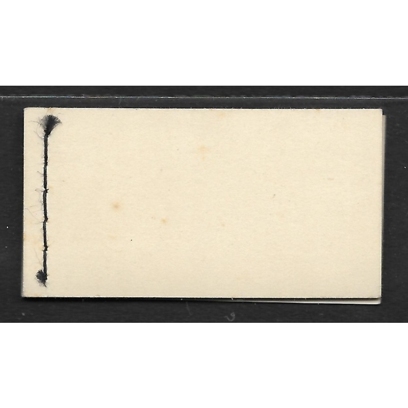 BD5 1 - Cream  GVI booklet - Trimmed perfs UNMOUNTED MINT