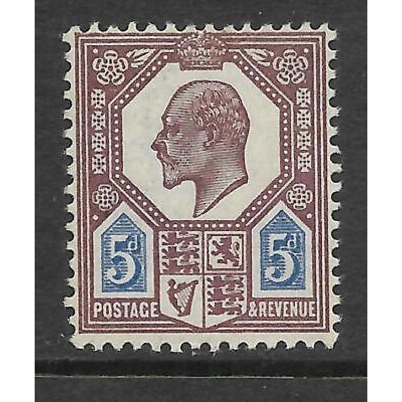 Spec M30(3) 5d Dp Dull Red Purple  Bright Blue Somerset House UNMOUNTED MINT