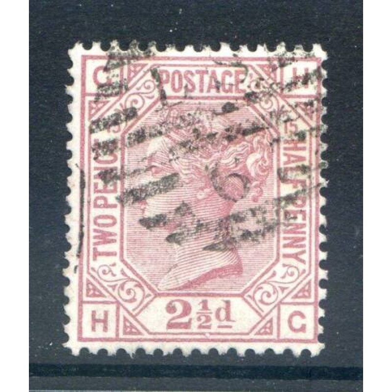 QV 2 1 2d Rosy Mauve SG141 Plate 15 Fine Used LS6 Cancel