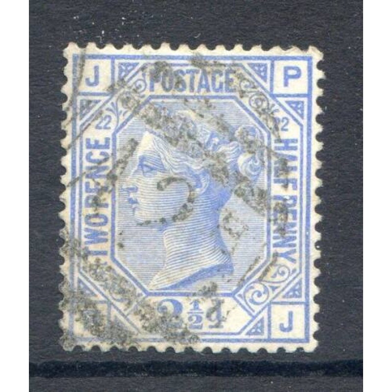 QV 2 1 2d Blue SG157 Plate 22 A25 Cancel