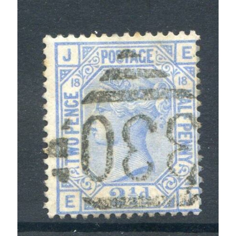 QV 2 1 2d Blue SG142 Plate 18 Used 330 Cancel