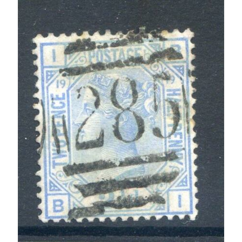 QV 2 1 2d Blue SG142 Plate 19 Used 285 Cancel