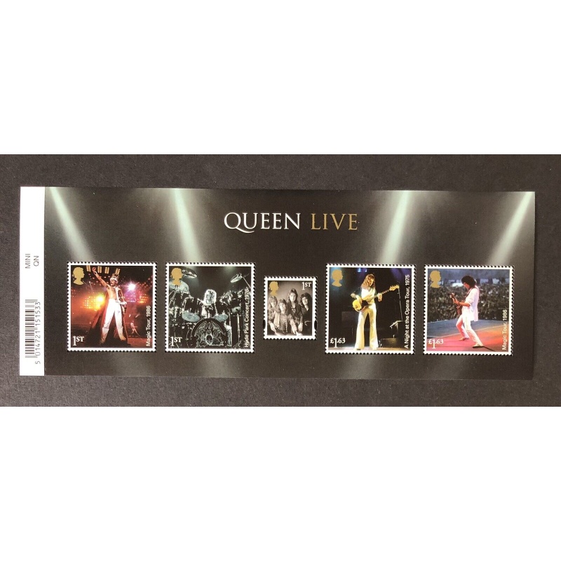 MS4396a 2020 Queen Live miniature sheet UNMOUNTED MINT