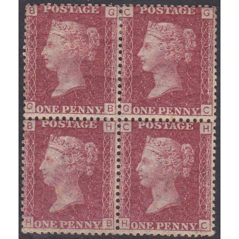 Sg43 1d plate 119 Block of four 1 x M M 3 x UNMOUNTED MINT