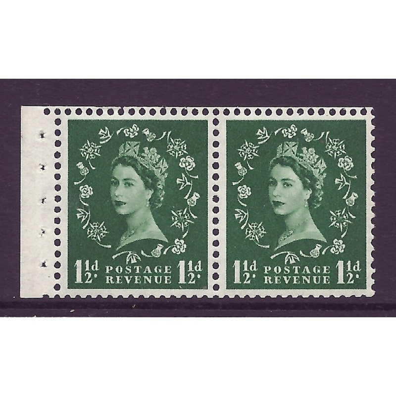 SB61 Wilding booklet pane Tudor perf type E UNMOUNTED MNT MNH