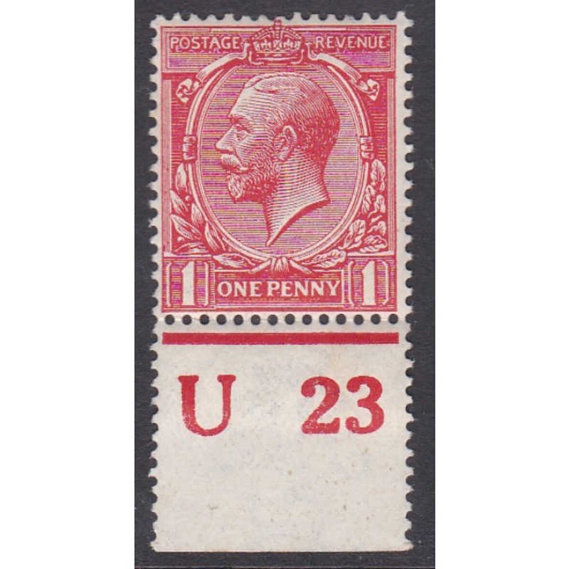 N16(4) 1d Deep Scarlet Royal Cypher U 23 UNMOUNTED MINT MNH