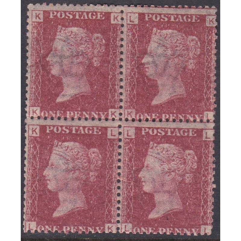 Sg43 1d plate 130 Block of four ALL UNMOUNTED MINT