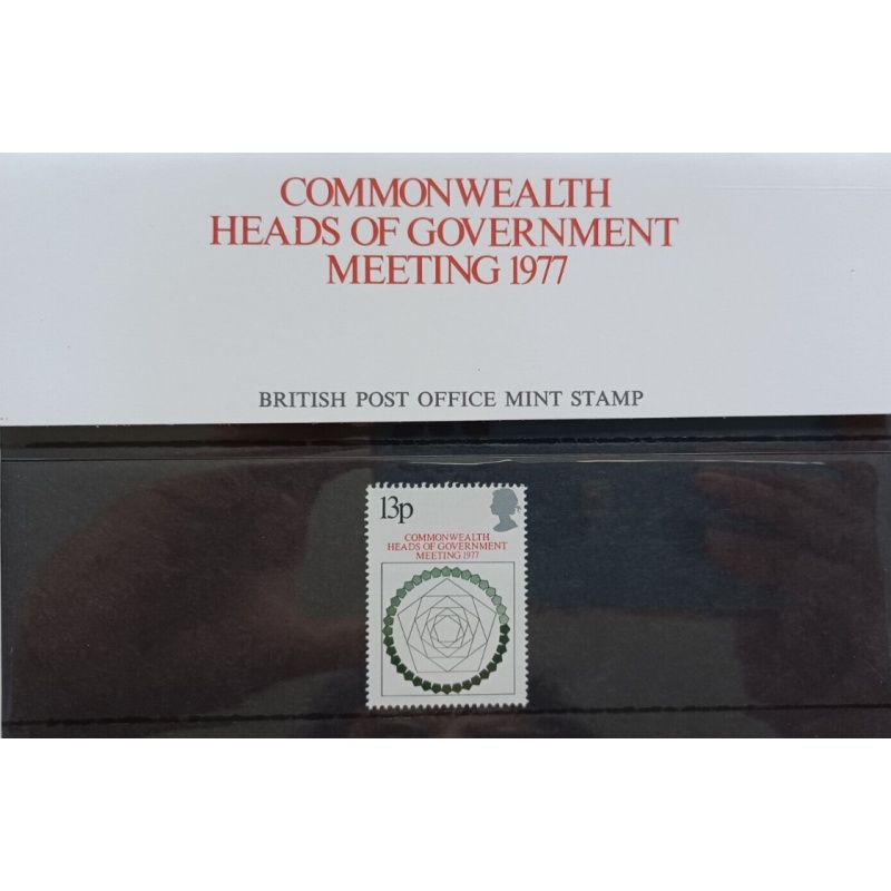 1977 Commonwealth Government Meeting Presentation Pack Unmounted Mint