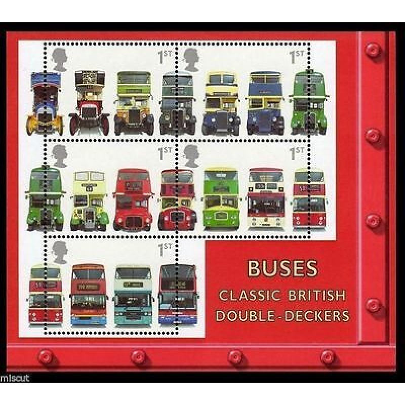 MS2215 2001 Buses miniature sheet UNMOUNTED MINT MNH