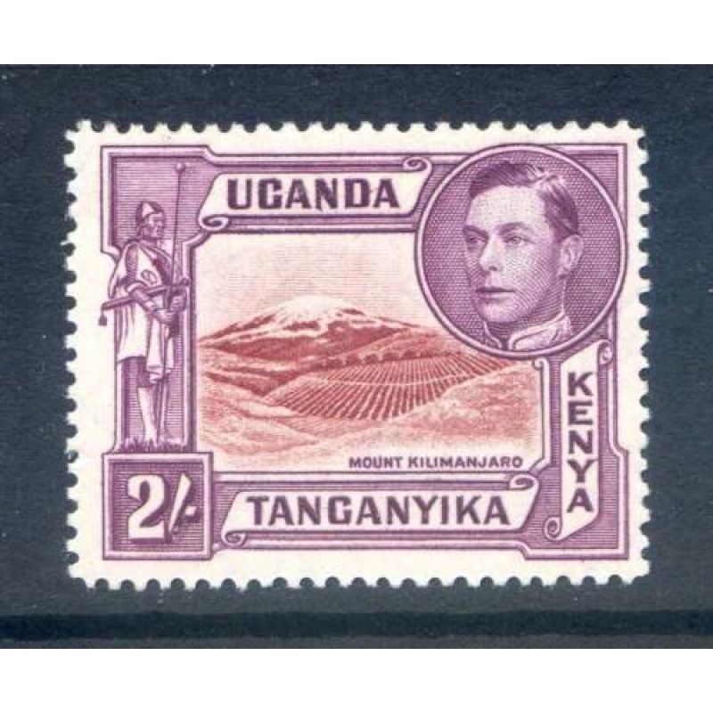 Kenya Uganda  Tanganyika 2s Lake-Brown  Brown-Purple SG146a Mounted M