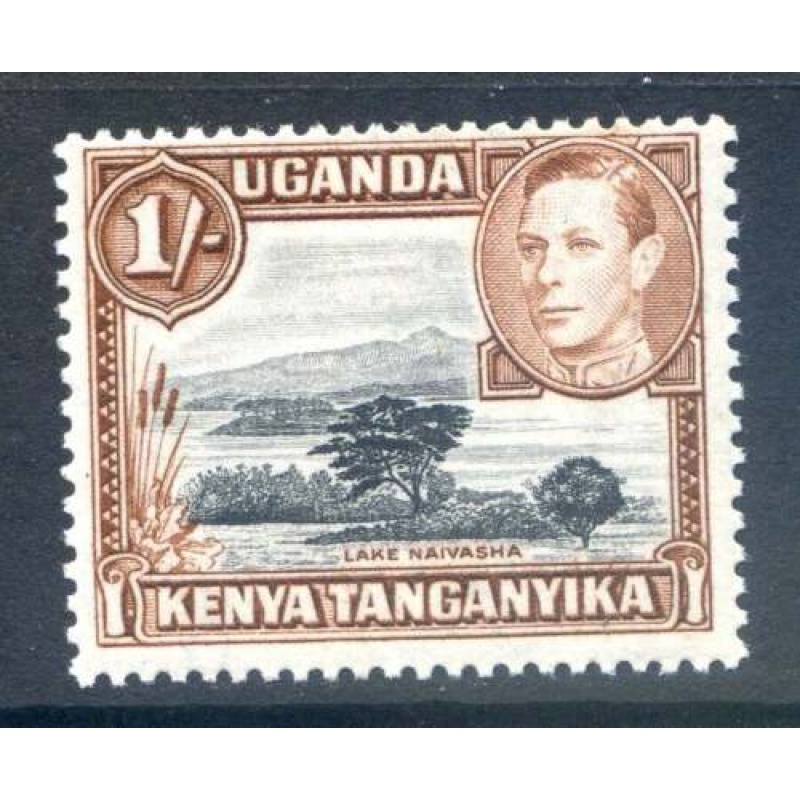 Kenya Uganda  Tanganyika 1 - Black  Brown SG145a Mounted Mint