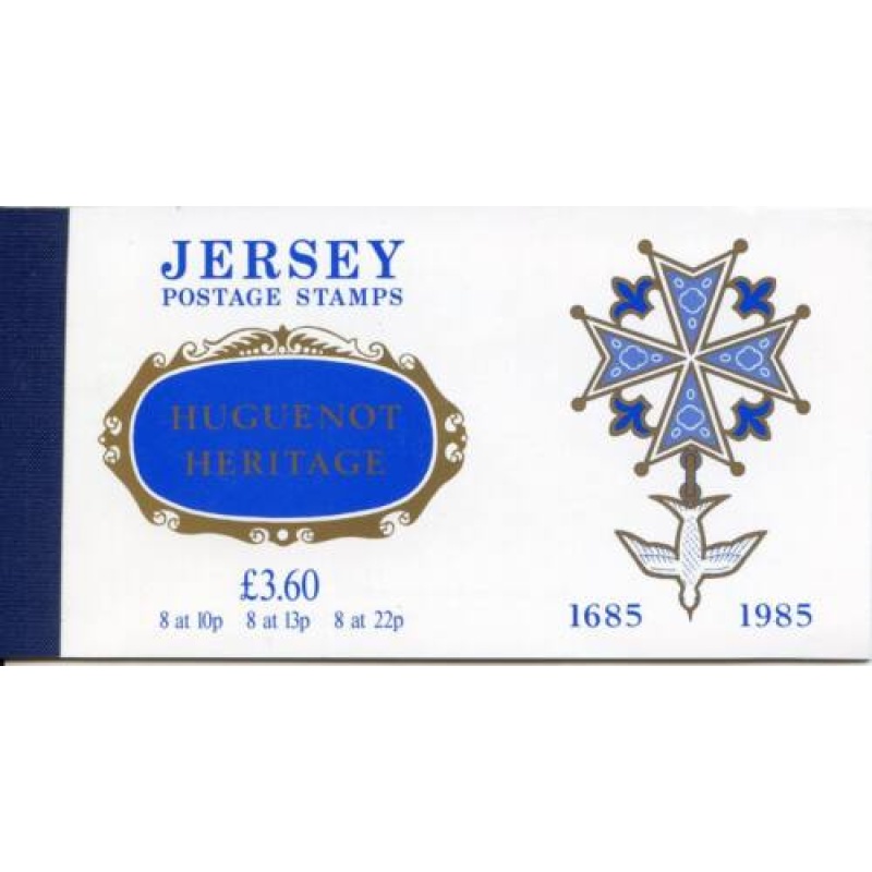 Jersey  Huguenot Heritage Prestige Booklet SGSB36