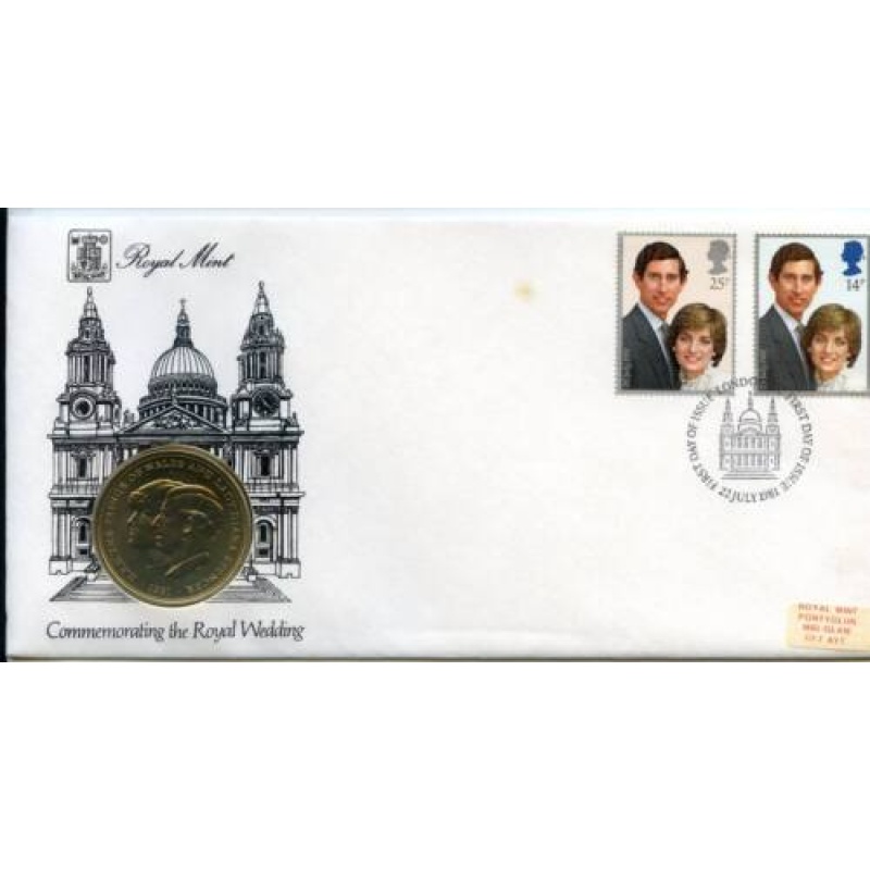 GB Charles and Diana Coin Cover