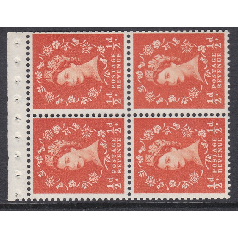 SB10 d Crowns Left Wilding booklet pane perf type AP2e UNMOUNTED MNT