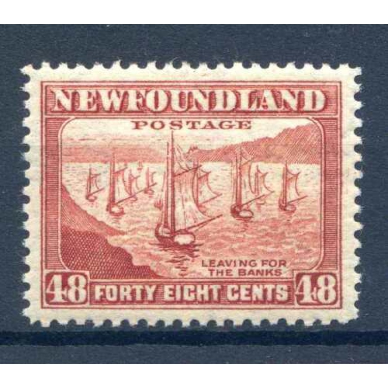 Newfoundland 48c Red Brown SG228c Unmounted Mint