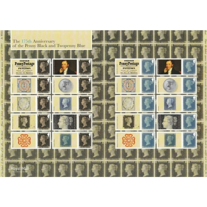 LS94 GB 2015 175th Anniversary Penny Black Smiler sheet UNMOUNTED MINT MNH