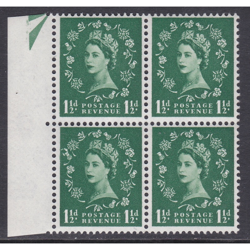 S29g 1d Wilding Multi Crowns listed variety - thistle flaw UNMOUNTED MINT