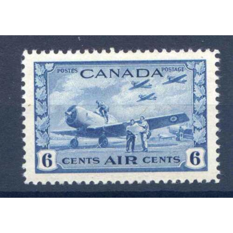 Canada 6c Blue SG399 Unmounted Mint