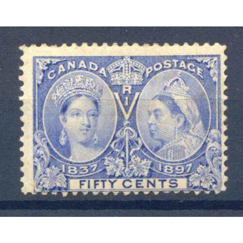 Canada 50c Pale Ultramarine SG134 Unmounted Mint