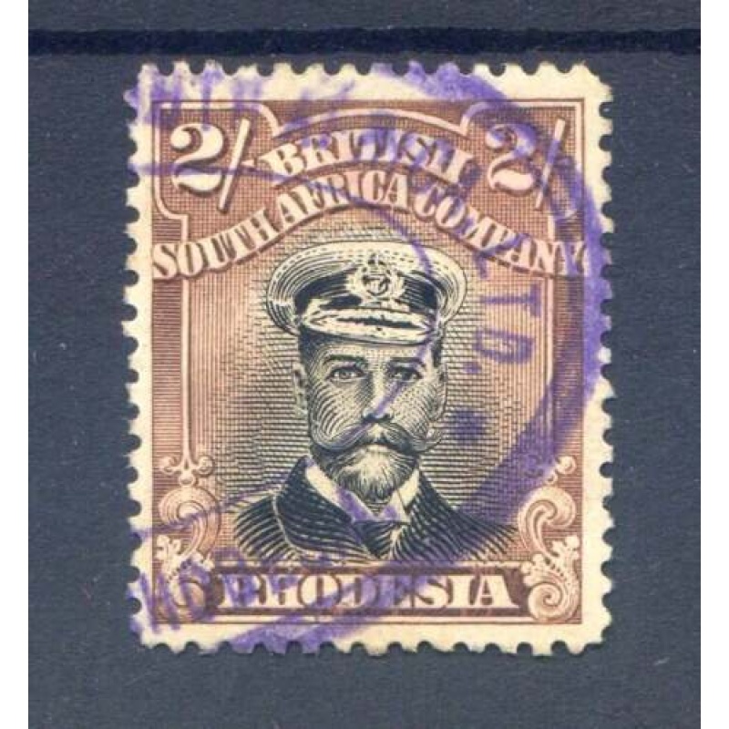 Rhodesia 2 - Black  Brown SG273 Fine Used