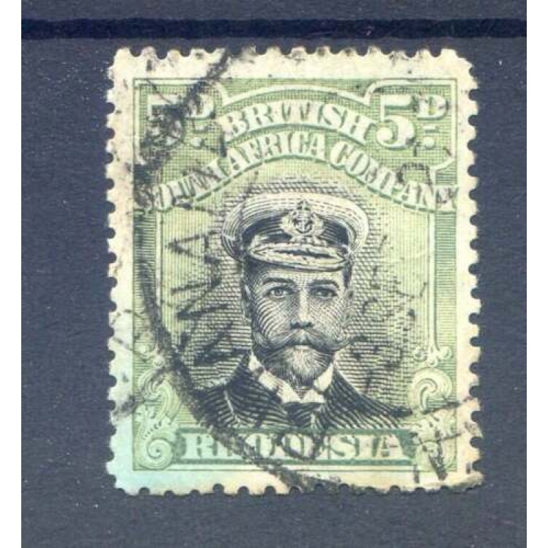 Rhodesia 5d Black  Grey Green SG226 Fine Used