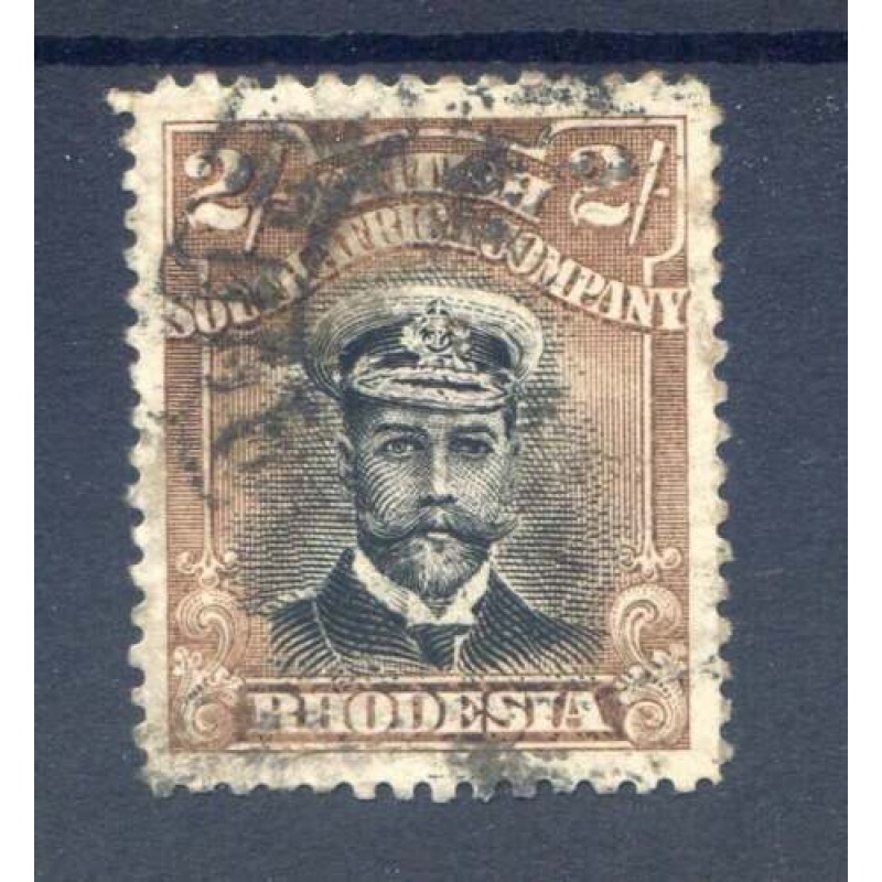 Rhodesia 2 - Black  Brown SG234 Fine Used