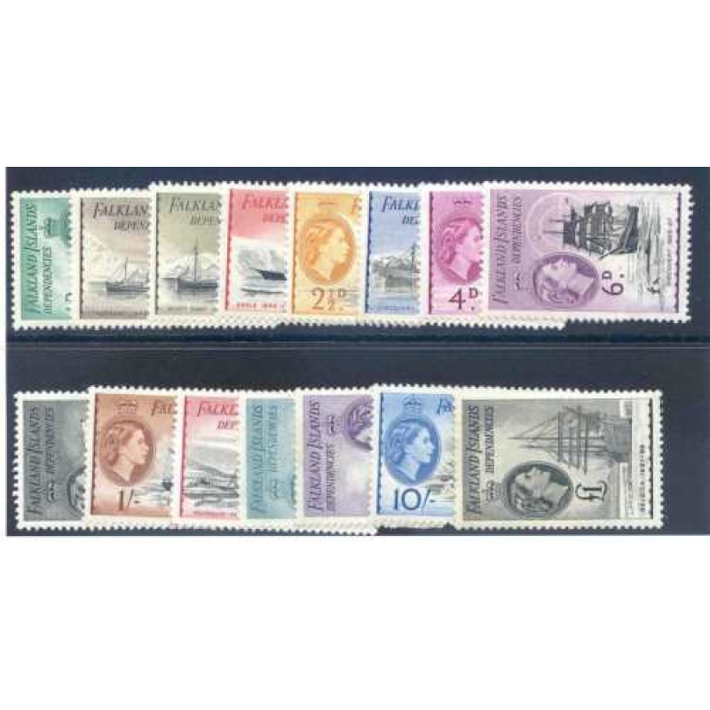 Falkland Island Dependencies SGG26 40 Mounted Mint