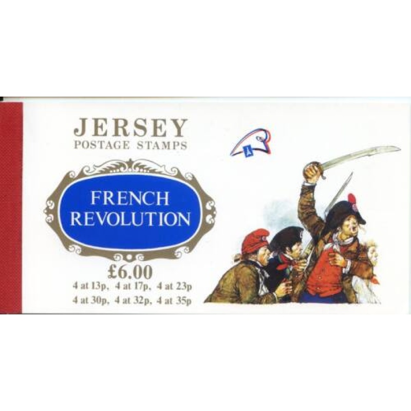 Jersey  French Revolution Prestige Booklet SGSB41