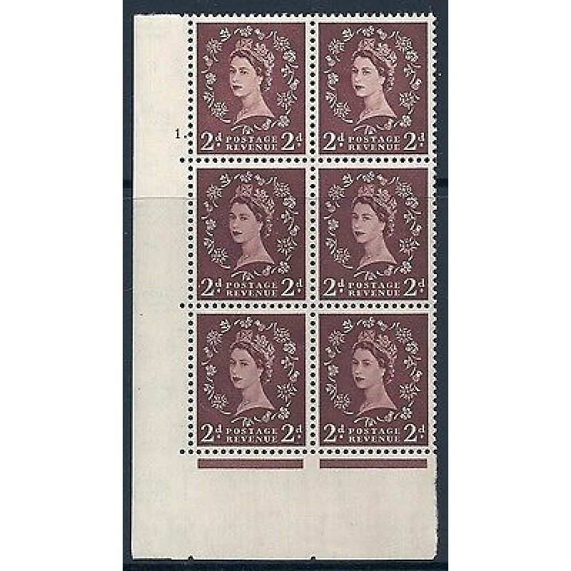 1953 2d Wilding Tudor Wmk Cylinder 1 Dot perf type A(E I) UNMOUNTED MINT MNH