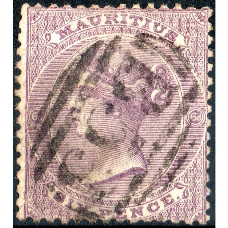 Mauritius Sg63 - 6d. dull violet used