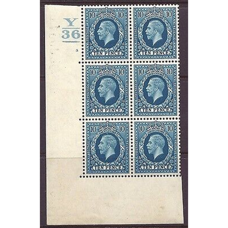 1934 1d Photogravure cyl blk Y36 3 No Dot perf 5(E I) block of 6 UNMOUNTED MINT