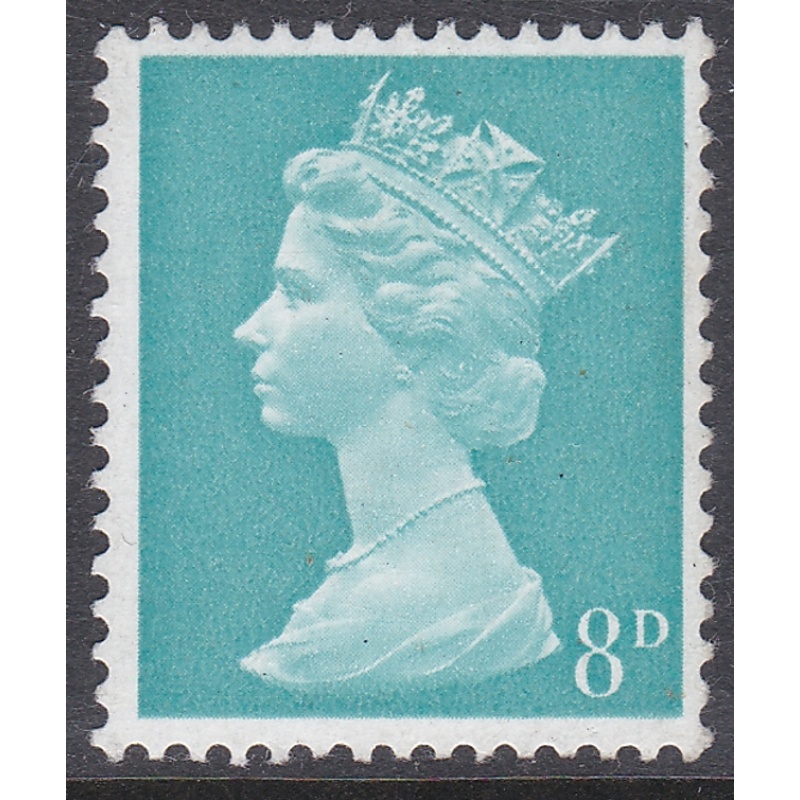 Sg 739a 8d Pre-decimal Machin missing phosphor - UNMOUNTED MINT MNH