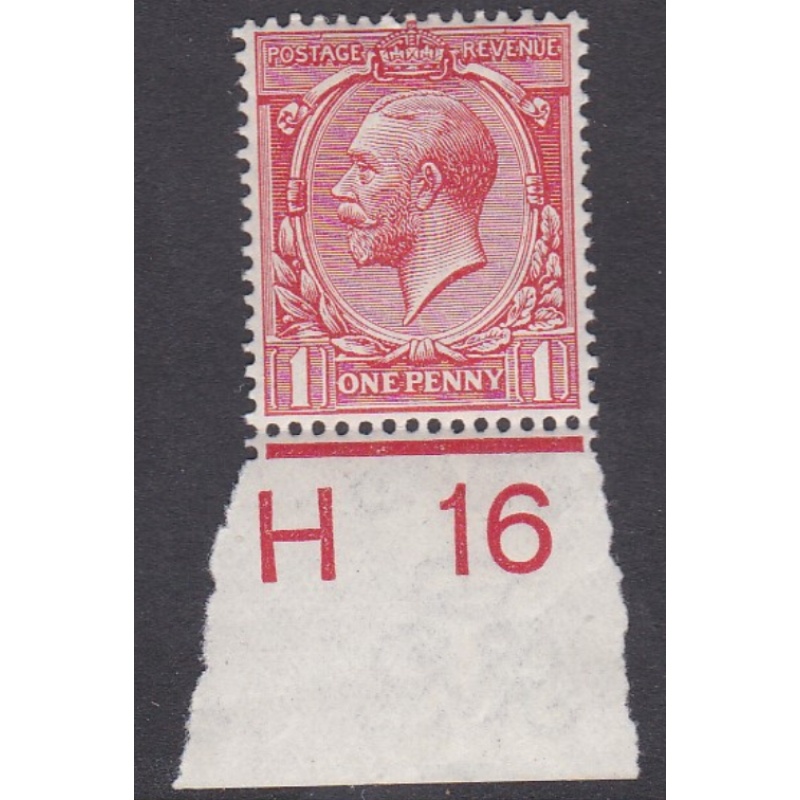 N16(4) 1d Deep Scarlet Royal Cypher H 16 UNMOUNTED MINT MNH