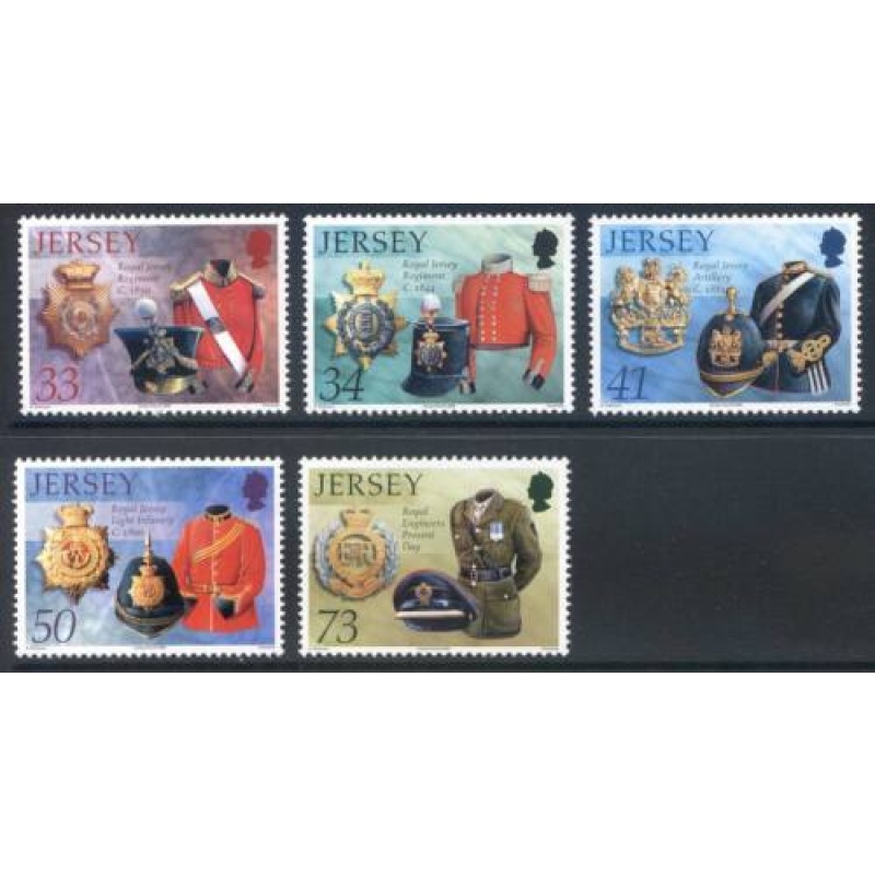 Jersey 2006 Militia Set SG1253 1257 Unmounted Mint