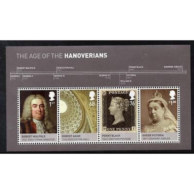 MS3229 2011 Age of Hanoverians miniature sheet UNMOUNTED MINT MNH