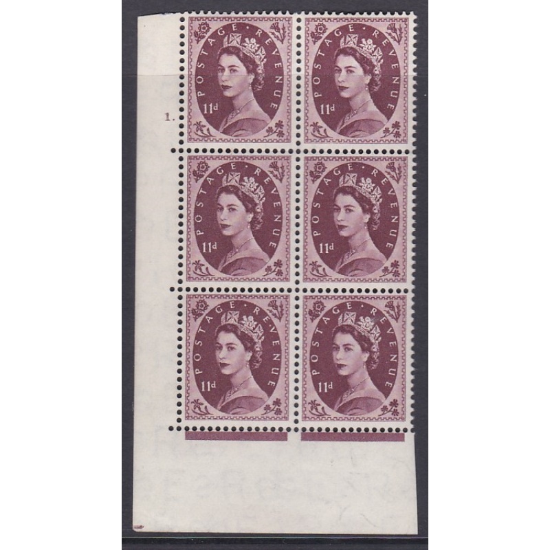 11d Wilding Edward Wmk Cylinder 1 Dot perf type A(E I) UNMOUNTED MINT MNH